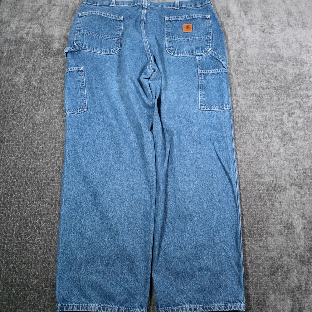 Carhartt B13-DST Mens Loose Original Fit Carpenter Jeans Blue 40 x 30